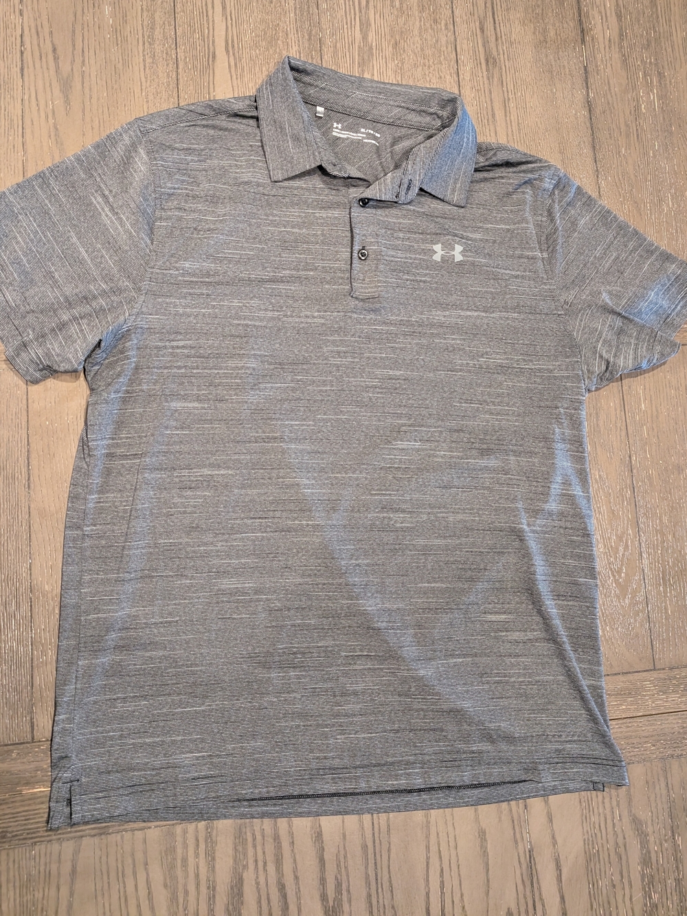 Under Armour Men’s Heather Charcoal Polo